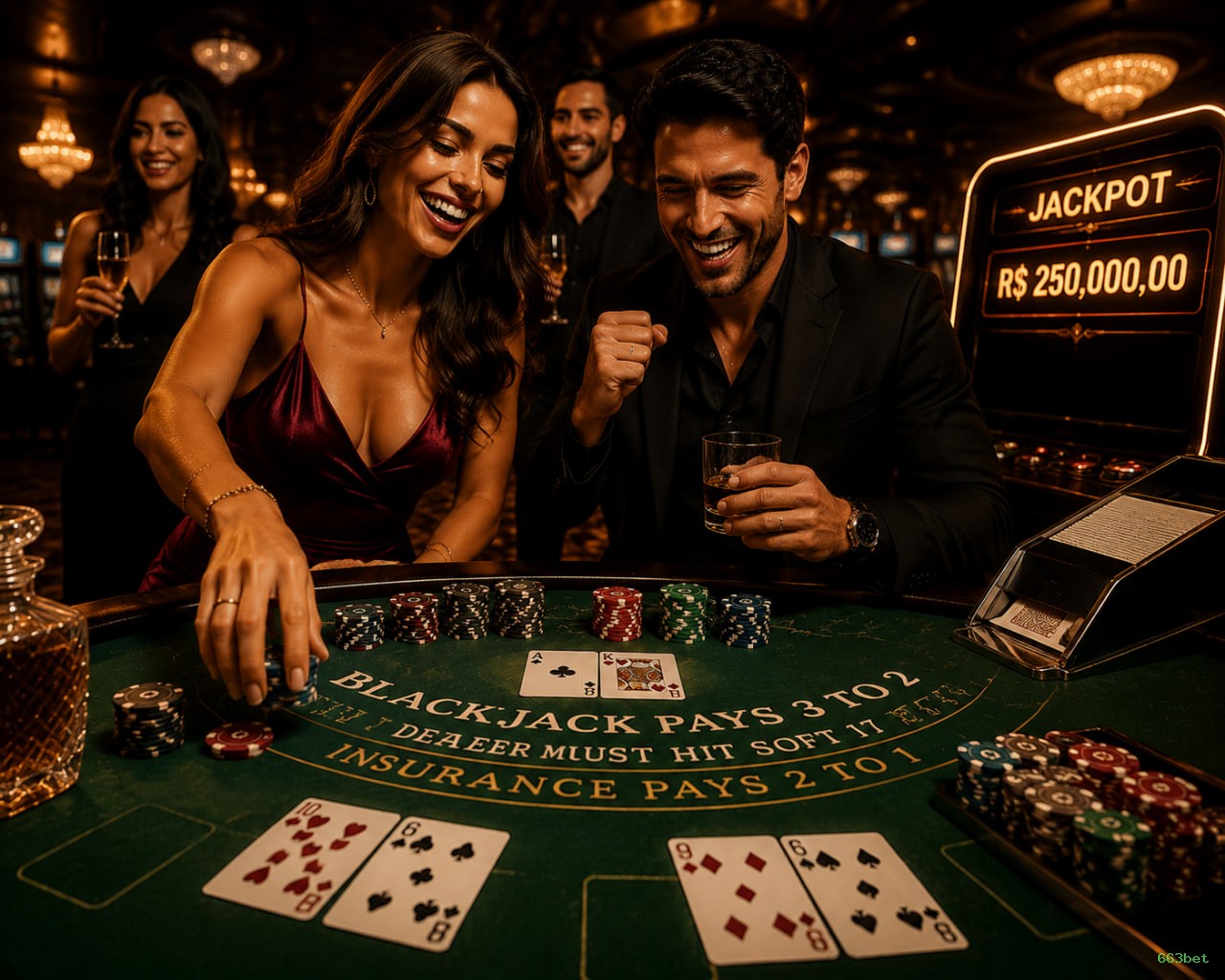 Maria Santos acumulou R$ 850K no Blackjack